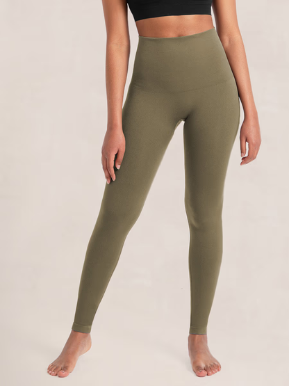 Essentials Seamless Comfort Mid-Waist Shaping Leggings