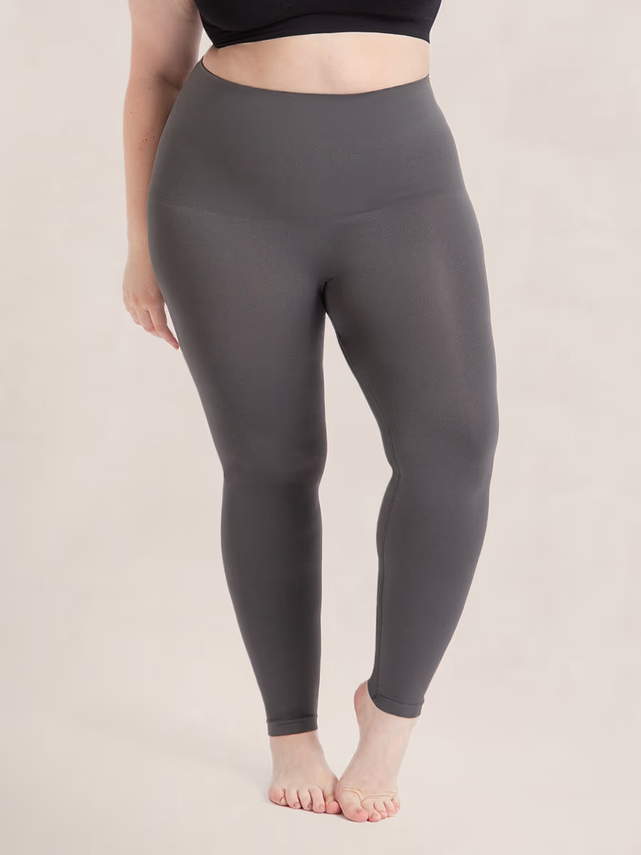 Essentials Seamless Comfort Mid-Waist Shaping Leggings