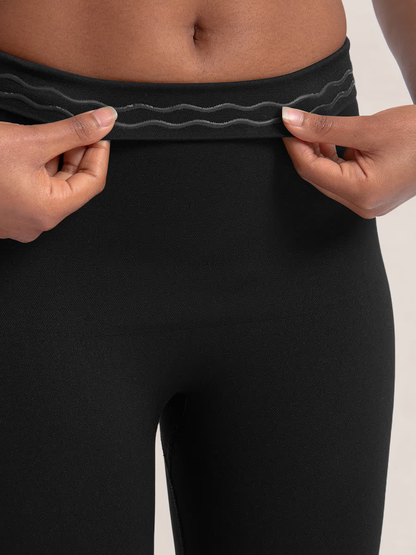 Essentials Seamless Comfort Mid-Waist Shaping Leggings