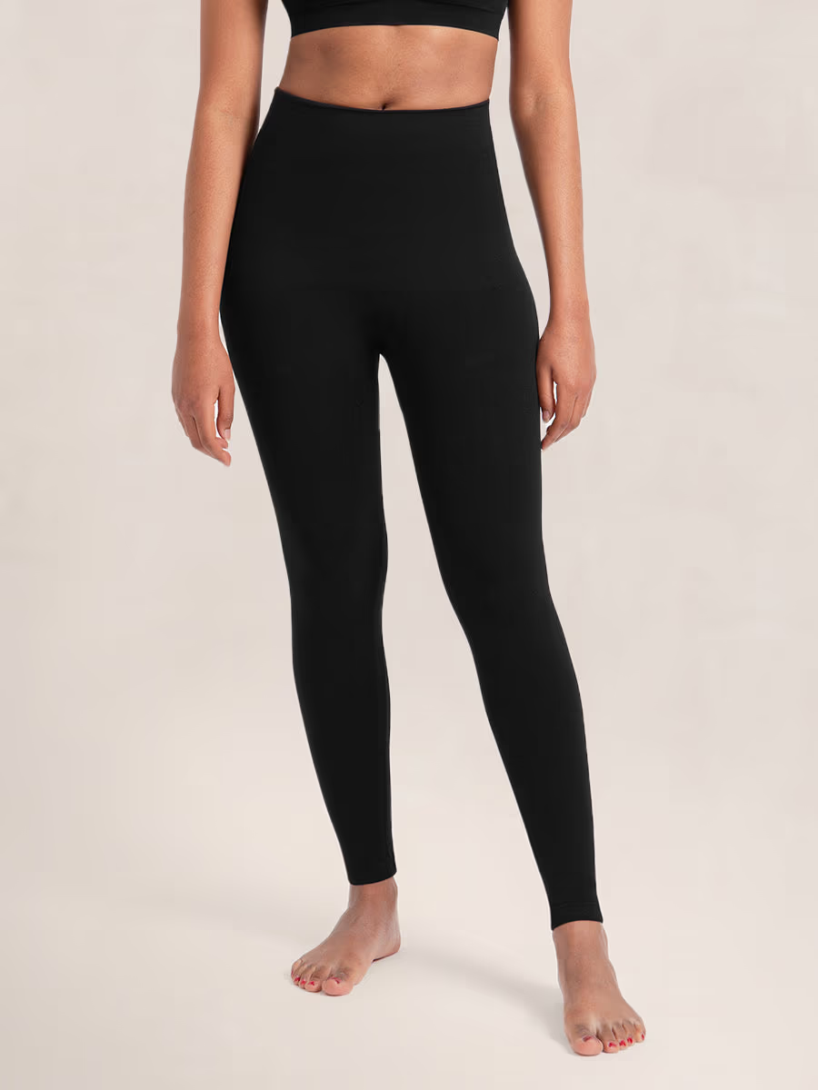 Essentials Seamless Comfort Mid-Waist Shaping Leggings